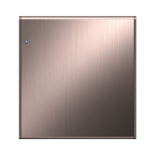 家的86型复位大板玫瑰金/灰色面板暗装五孔插座带开关家用套餐V26