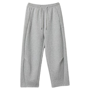 回力裤子男款2026美式高街休闲弯刀裤宽松运动卫裤潮垂感直筒裤男