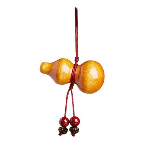 天然桃木葫芦挂件女士朱砂手机链吊坠男士车钥匙扣手把件绕指柔