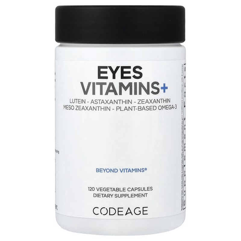 Codeage眼部维生素复合物叶黄素虾青素锌维生素e复合物眼部健康