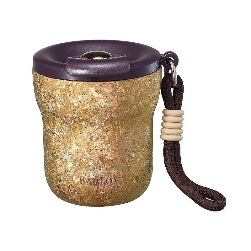 bablov纯钛保温杯女生高颜值咖啡杯小巧便携随行钛杯外出携带杯子