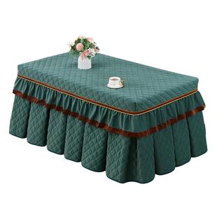 烤火桌子套罩冬季长方形新款加厚桌布高级电炉罩套取暖火炉烤火罩