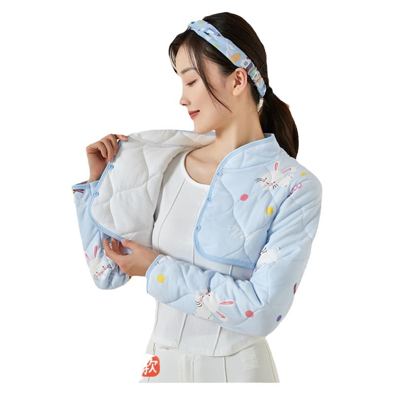 纯棉月子护肩颈椎坎肩睡觉