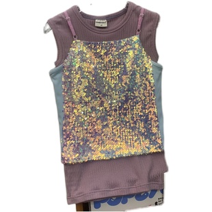 LEOOHOOLE | 哦哦乐 高品blingbling亮闪闪美人鱼渐变色半裙亲子