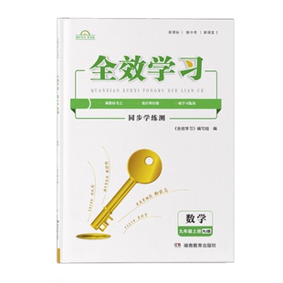 2026秋新版九年级上册全效学习我的错题本同步学练测专项训练湖南教育出版社语文数学英语历史道法初中同步练习