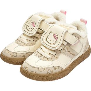 HellokittyIP巴拉巴拉女童板鞋中大童宝宝鞋子冬季款童鞋儿童运动