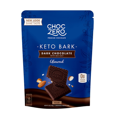 CHOCZERO零巧巴旦木黑巧克力170g