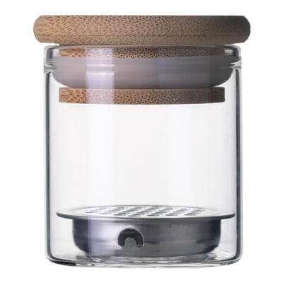 美甲亮片洗笔杯带盖不锈钢网隔