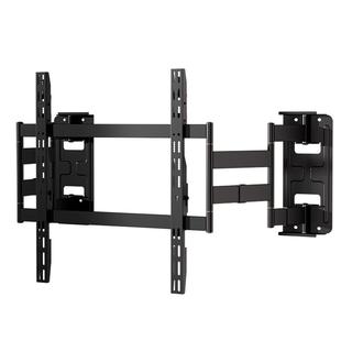 超薄电视伸缩挂架适用雷鸟TCL三星75 85寸内嵌不挡插座支架NX90