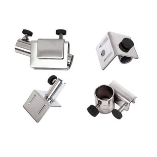 4.5cm钓台配件大全左右通用炮台饵盒伞架抄网架脚蹬多功能支架