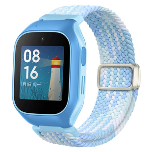 适用米兔儿童电话手表7A表带7X/6/S1/6C/5C/4C/C7A弹力磁扣替换带