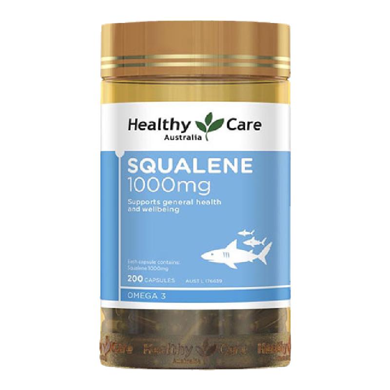 Healthy Care角鲨烯软胶囊hc鲨鱼油高纯精华澳洲进口官方旗舰店