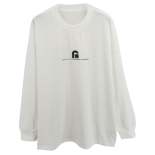 乔迪丹娜春款2026男大童纯棉圆领T打底衫 青少年学生简约印花体恤