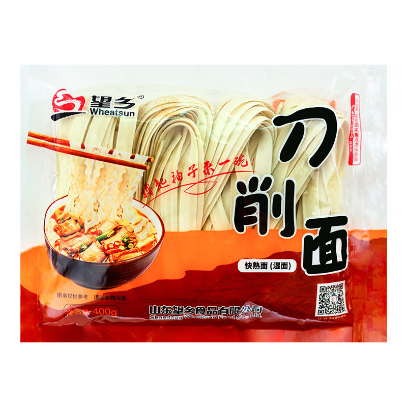 望乡刀削面400g袋装速食宽面
