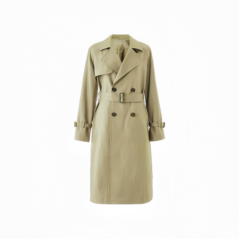 商场巴家Ga`badin 万元奢品“常春藤2.0”斜纹纯棉长款风衣25新品