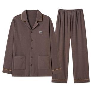 猫人保暖绒睡衣男款秋冬季长袖2026新款大码加绒家居服套装可外穿