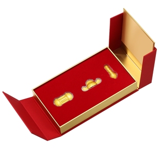 潮宏基第1桶金金币黄金礼盒考神足金逢考必过定价投资金礼物周岁