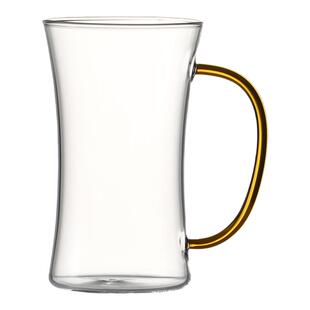 玻璃绿茶杯个人专用高档女士水杯家用喝茶杯子精致泡茶杯套装6只