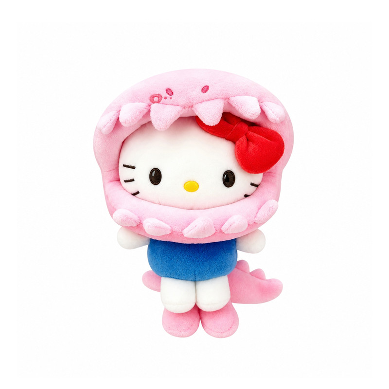 日本BOOKOFF恐龙头套kitty凯蒂猫挂件玩偶毛绒公仔包挂件生日礼物
