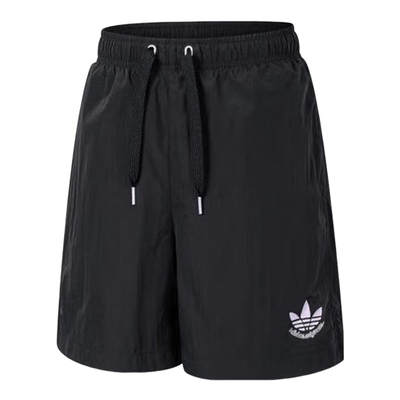 adidas阿迪达斯三叶草三分裤透气宽松夏女沙滩梭织短裤JN1682