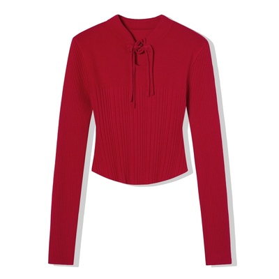 【69/件】EPTISON新中式旗袍领针织毛衣2025冬季新款修身保暖上衣