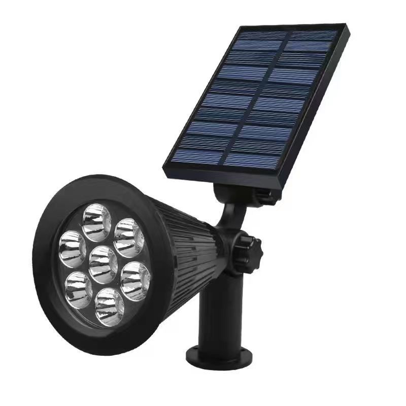 新款太阳能防水草坪灯LED庭院灯户外景观装饰照明光控七彩灯氛围