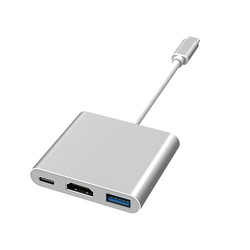 Type-c一拖三拓展坞多接口usb