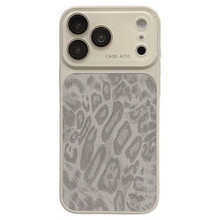 质感豹纹JZE适用苹果17手机壳iphone18proMax新款16pro防摔女款14好看15Pro全包13保护套ins高级艺术独特个性