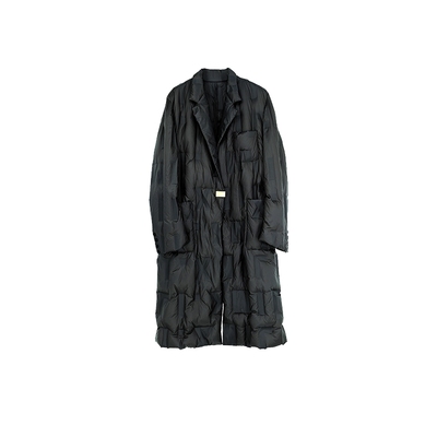 长款保暖外套羽绒服有尾