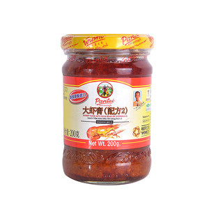 泰国进口潘泰诺华星大虾膏开盖即食不腥虾酱空心菜冬阴功汤料200g