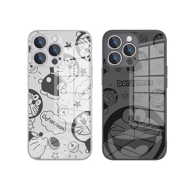 卡通哆啦A梦新款玻璃手机壳