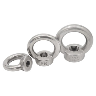 正宗304不锈钢吊环螺母 环形螺帽船用吊环螺丝母M6M8M10M12M14M16