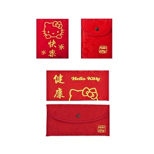 HelloKitty中式卡通可爱个性KT猫新年创意刺绣红包港版2026利是封