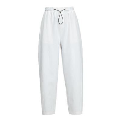 忆霏白色垂感奶奶裤女2026夏季