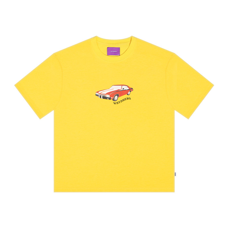 WHYDMERO VINTAGE CAR TEE短袖【张极张星特敖子逸傅菁李振宁同款