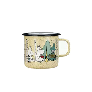芬兰muurla搪瓷杯moomin姆明在野营大号大容量北欧马克杯800ml杯
