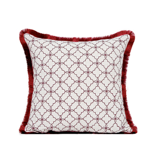 新年抱枕2026生肖马年靠枕红色喜庆沙发上氛围感可拆洗小马靠垫