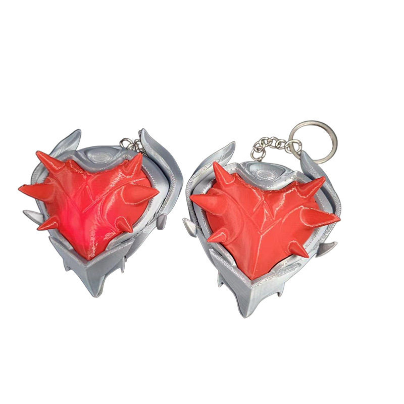英雄联盟LOL心之钢冰箱贴钥匙3D打印/定制