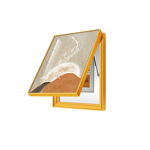 九鱼图电表箱装饰画免打孔配电箱遮挡电闸盒现代简约竖版餐厅挂画