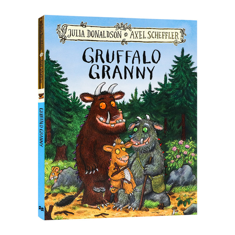 现货 Gruffalo Granny 咕噜牛系列 咕噜牛奶奶来了英文原版绘本 儿童英语启蒙图画书 亲子共读故事书 朱莉娅唐纳森 Axel Scheffler