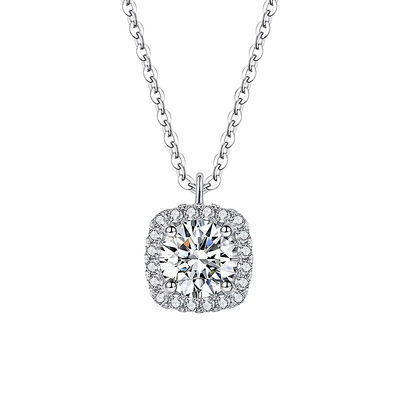 漫天星辰都是你一克拉纯银项链