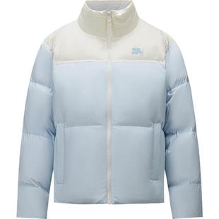 安踏面包羽绒丨多巴胺短款羽绒服女士冬季宽版棉服面包服保暖外套