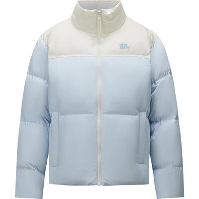 安踏多巴胺短款面包羽绒