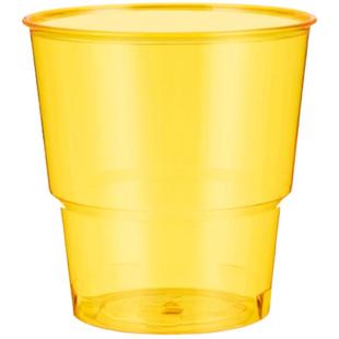 喇叭花航空杯一次性杯子网红硬水杯雅黑杯轻奢橘色杯彩色杯凹口杯