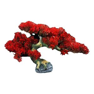 海鲜姿造摆件仿真松树迎客松酒店盘饰花草菜品意境菜刺身摆盘装饰