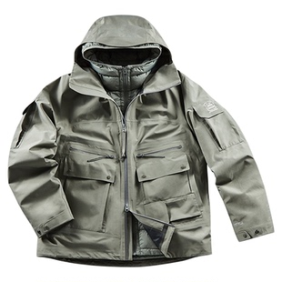 SPYDER蜘蛛C.P联名限量秋冬男子Gore-Tex三合一羽绒服CP25FW209M