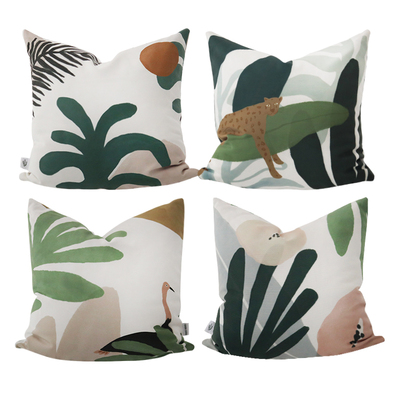 我家有个原创植物乐园抱枕靠垫