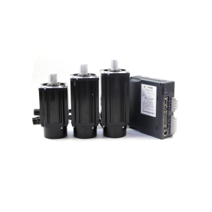 交流伺服驱动器套装电机马达大功率 400W 750w2.6KW 高精度恒力矩