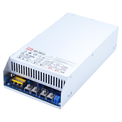 mwel大功率PFC开关电源24V变压器RSP1500W新能源车充电桩专用电源