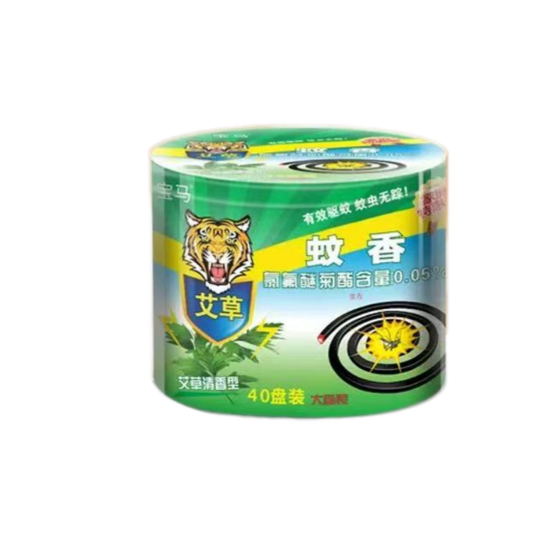 大盘艾草清香无烟蚊香盘户外家用